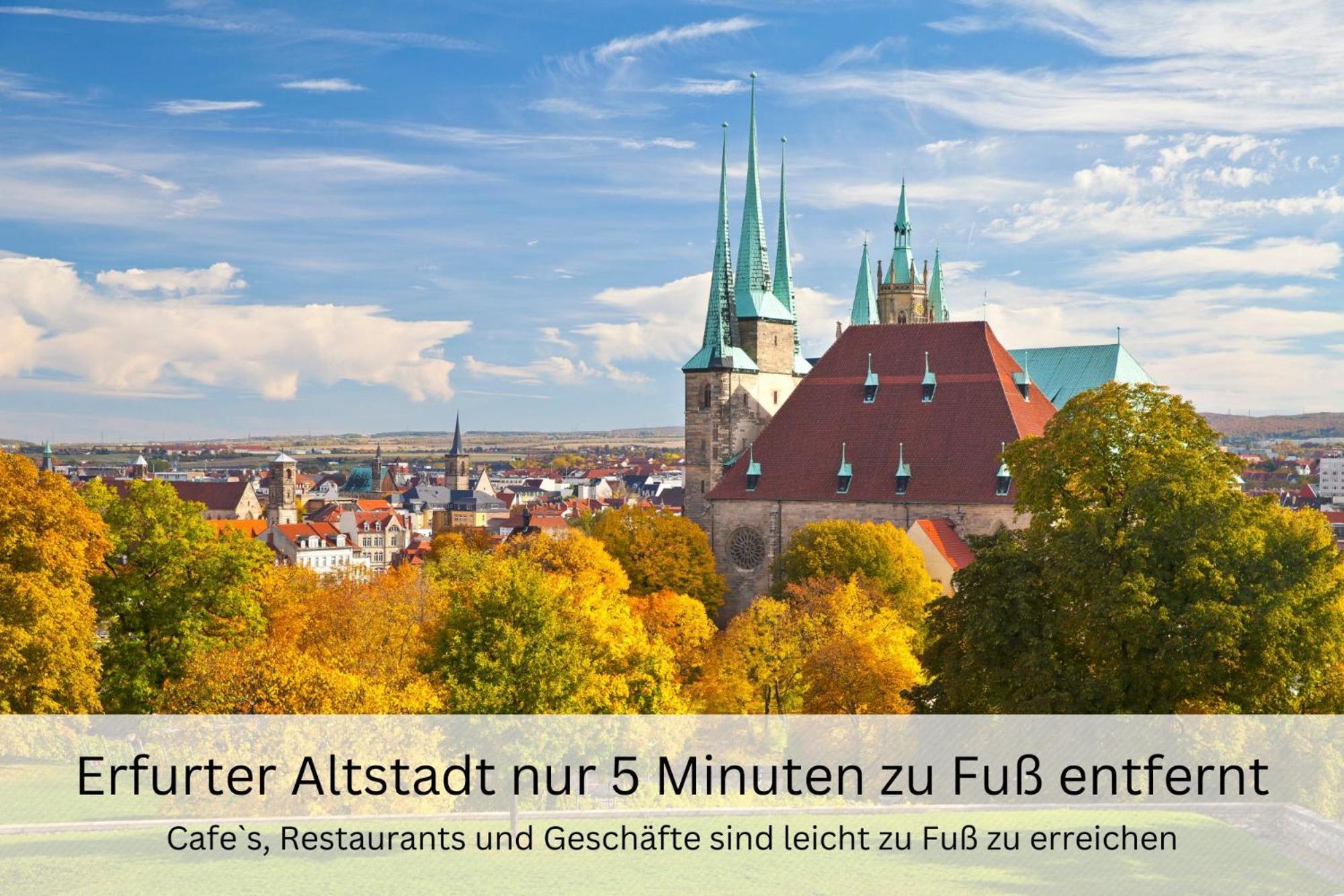 Bohnapartments - Altstadtoase - Balkon Und Garten - Wlan Erfurt Extérieur photo